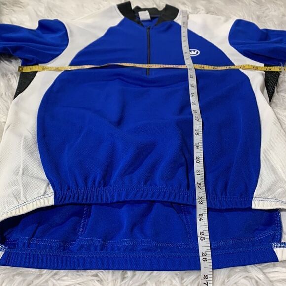 🟢3 for $20 CANARI Cycling Jersey Short Sleeve 1/4 Zip 4 Pockets Men’s Sz  Large - Picture 6 of 9